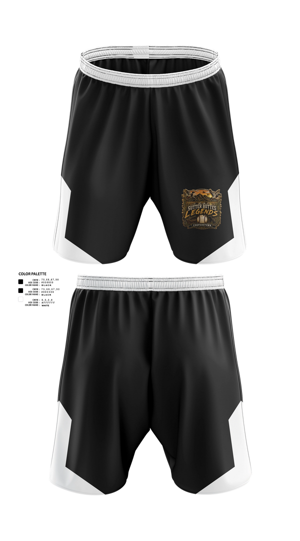 Athletic Shorts With Pockets, Sutter Buttes Legends, Baseball, Teamtime, Team time, sublimation, custom sports apparel, team uniforms, spirit wear, spiritwear, sports uniforms, custom shirts, team store, custom team store, fundraiser sports, apparel fundraiser