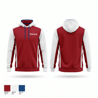 Hoodie, Patriots, Men's Basketball, Teamtime, Team time, sublimation, custom sports apparel, team uniforms, spirit wear, spiritwear, sports uniforms, custom shirts, team store, custom team store, fundraiser sports, apparel fundraiser