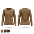 Cco 2-153 Women's Long Sleeve V-neck Shirt - 1