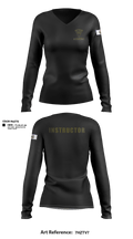 State Police 55165993 Women's Long Sleeve V-neck Shirt - 2