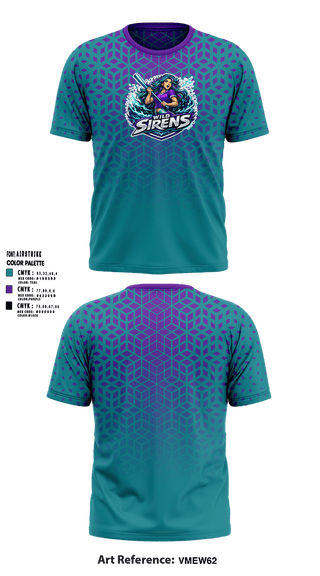 Short Sleeve Performance Shirt, Wild Sirens, Softball, Teamtime, Team time, sublimation, custom sports apparel, team uniforms, spirit wear, spiritwear, sports uniforms, custom shirts, team store, custom team store, fundraiser sports, apparel fundraiser