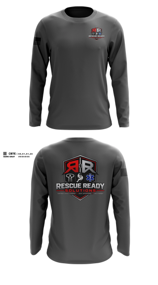 Long Sleeve Performance Shirt, Rescue Ready Solutions, , Teamtime, Team time, sublimation, custom sports apparel, team uniforms, spirit wear, spiritwear, sports uniforms, custom shirts, team store, custom team store, fundraiser sports, apparel fundraiser