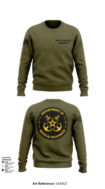 DEPT OF MEDICAL READINESS 60884043 Crew Neck Sweatshirt - 13