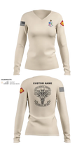 120TH MCAS 53428597 Women's Long Sleeve V-neck Shirt - 110