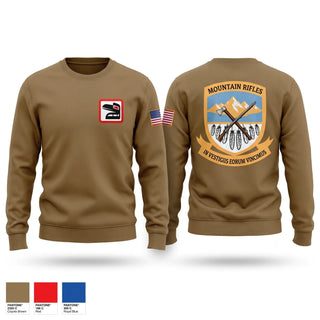 Crew Neck Sweatshirt, 1-204th Infantry Regiment, National Guard, Teamtime, Team time, sublimation, custom sports apparel, team uniforms, spirit wear, spiritwear, sports uniforms, custom shirts, team store, custom team store, fundraiser sports, apparel fundraiser