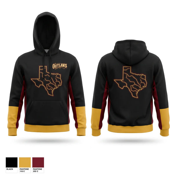 Hoodie, Outlaws, Softball, Teamtime, Team time, sublimation, custom sports apparel, team uniforms, spirit wear, spiritwear, sports uniforms, custom shirts, team store, custom team store, fundraiser sports, apparel fundraiser