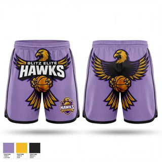 Womens Shorts, Hawks Basketball, Men's Basketball, Teamtime, Team time, sublimation, custom sports apparel, team uniforms, spirit wear, spiritwear, sports uniforms, custom shirts, team store, custom team store, fundraiser sports, apparel fundraiser