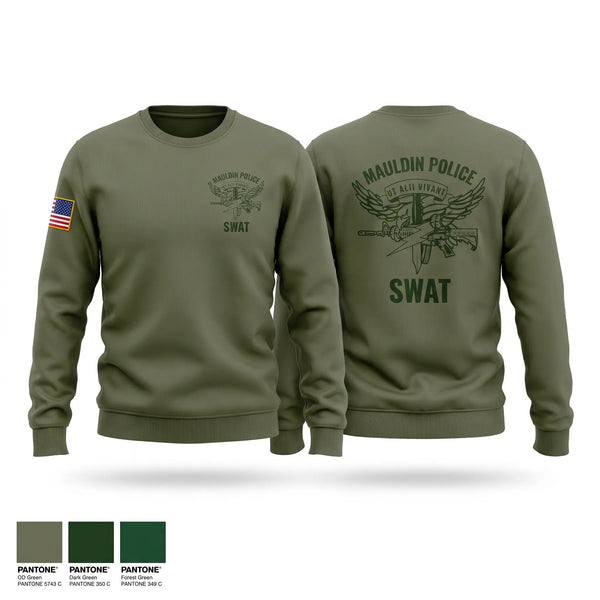 Crew Neck Sweatshirt, MPD SWAT, Police, Teamtime, Team time, sublimation, custom sports apparel, team uniforms, spirit wear, spiritwear, sports uniforms, custom shirts, team store, custom team store, fundraiser sports, apparel fundraiser