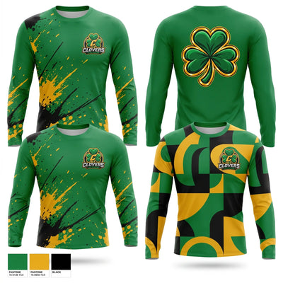 Clovers Lacrosse Club Long Sleeve Performance Shirt - 1