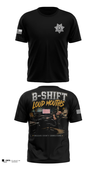 Short Sleeve Performance Shirt, Orleans County Corrections, Police, Teamtime, Team time, sublimation, custom sports apparel, team uniforms, spirit wear, spiritwear, sports uniforms, custom shirts, team store, custom team store, fundraiser sports, apparel fundraiser