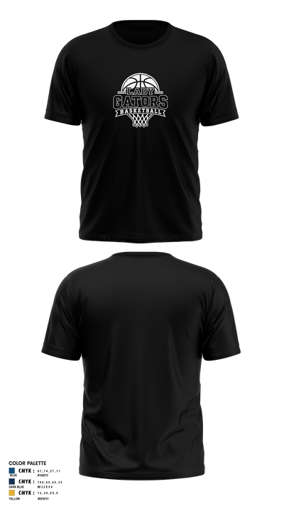 Lady Gators Basketball 81597712 Short Sleeve Performance Shirt - 4