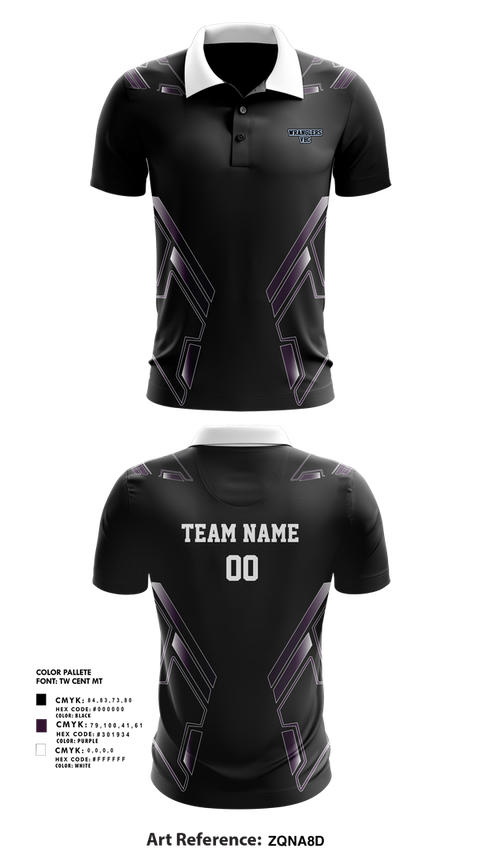Short Sleeve Performance Polo, Wrangler VBC, Women's Volleyball, Teamtime, Team time, sublimation, custom sports apparel, team uniforms, spirit wear, spiritwear, sports uniforms, custom shirts, team store, custom team store, fundraiser sports, apparel fundraiser