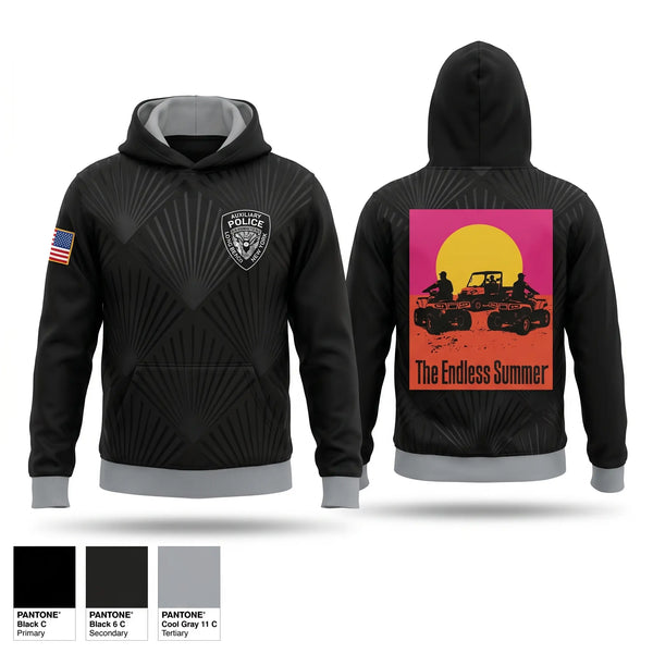 Hoodie, Long Beach Auxiliary Police Department, Police, Teamtime, Team time, sublimation, custom sports apparel, team uniforms, spirit wear, spiritwear, sports uniforms, custom shirts, team store, custom team store, fundraiser sports, apparel fundraiser