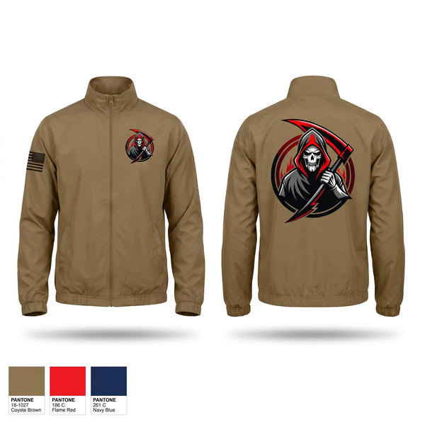 Windbreaker, Reaper Platoon, Army, Teamtime, Team time, sublimation, custom sports apparel, team uniforms, spirit wear, spiritwear, sports uniforms, custom shirts, team store, custom team store, fundraiser sports, apparel fundraiser