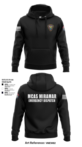 Hoodie, MCAS Miramar Emergency Dispatch, Marines, Teamtime, Team time, sublimation, custom sports apparel, team uniforms, spirit wear, spiritwear, sports uniforms, custom shirts, team store, custom team store, fundraiser sports, apparel fundraiser