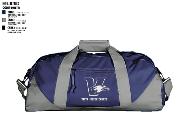 Duffle Bag, Vista Junior Eagles, , Teamtime, Team time, sublimation, custom sports apparel, team uniforms, spirit wear, spiritwear, sports uniforms, custom shirts, team store, custom team store, fundraiser sports, apparel fundraiser