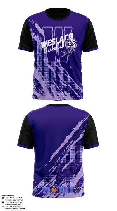 Weslaco Scorpions 41640937 Old School Cotton Feel Shirt - 4