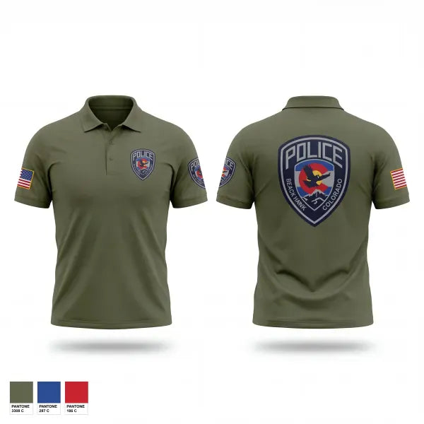 Short Sleeve Performance Polo, Police, Police, Teamtime, Team time, sublimation, custom sports apparel, team uniforms, spirit wear, spiritwear, sports uniforms, custom shirts, team store, custom team store, fundraiser sports, apparel fundraiser