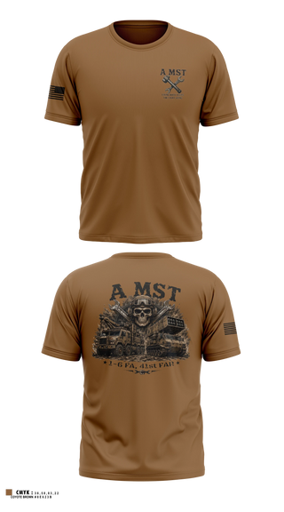 Short Sleeve Performance Shirt, A Battery, 1-6 FA, A MST, Army, Teamtime, Team time, sublimation, custom sports apparel, team uniforms, spirit wear, spiritwear, sports uniforms, custom shirts, team store, custom team store, fundraiser sports, apparel fundraiser
