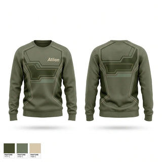 Crew Neck Sweatshirt, Atlien, Baseball, Teamtime, Team time, sublimation, custom sports apparel, team uniforms, spirit wear, spiritwear, sports uniforms, custom shirts, team store, custom team store, fundraiser sports, apparel fundraiser