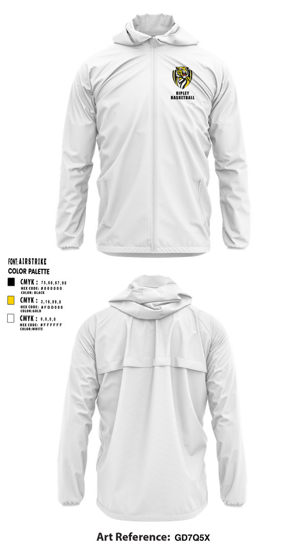 Windbreaker, Ripley Middle School Basketball, Men's Basketball, Teamtime, Team time, sublimation, custom sports apparel, team uniforms, spirit wear, spiritwear, sports uniforms, custom shirts, team store, custom team store, fundraiser sports, apparel fundraiser
