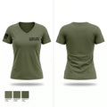 Allendale County Women's Short Sleeve V-neck Shirt - 1