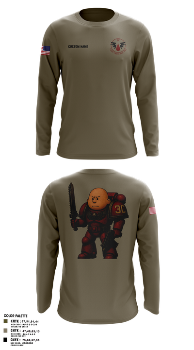 3rd Platoon, CCo, 1-508th PIR Long Sleeve Performance Shirt 27