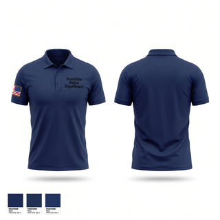 Short Sleeve Performance Polo, Brookline Police Department, Police, Teamtime, Team time, sublimation, custom sports apparel, team uniforms, spirit wear, spiritwear, sports uniforms, custom shirts, team store, custom team store, fundraiser sports, apparel fundraiser