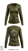 KNOX COUNTY SHERIFF’S OFFICE TACTICAL RESPONSE UNIT 55167991 Women's Long Sleeve V-neck Shirt - 2