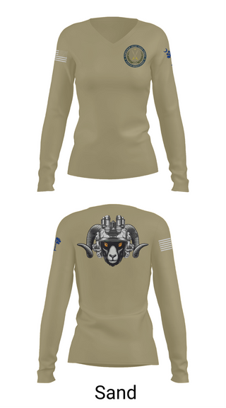 Womens Long Sleeve Vneck Shirt, BLACKSHEEP, , Teamtime, Team time, sublimation, custom sports apparel, team uniforms, spirit wear, spiritwear, sports uniforms, custom shirts, team store, custom team store, fundraiser sports, apparel fundraiser
