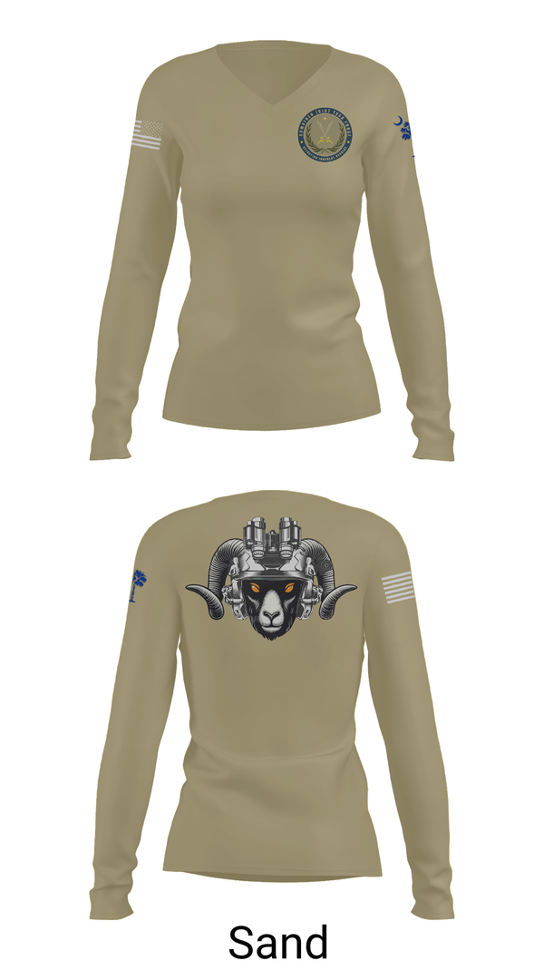 Womens Long Sleeve Vneck Shirt, BLACKSHEEP, , Teamtime, Team time, sublimation, custom sports apparel, team uniforms, spirit wear, spiritwear, sports uniforms, custom shirts, team store, custom team store, fundraiser sports, apparel fundraiser