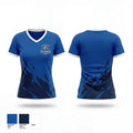 Charlotte Icehawks 40870331 Women's Short Sleeve V-neck Shirt - 1