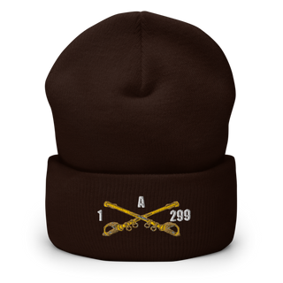A Troop, 1st squadron-299th Calvary Regiment 70291790 Cuffed Beanie | Yupoong 1501KC