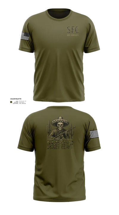 Sancho Fight Club 22906489 Short Sleeve Performance Shirt - 23