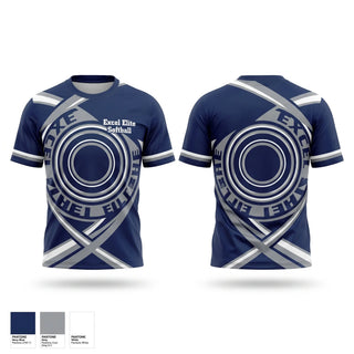 Football Jersey, Excel Elite Softball, Softball, Teamtime, Team time, sublimation, custom sports apparel, team uniforms, spirit wear, spiritwear, sports uniforms, custom shirts, team store, custom team store, fundraiser sports, apparel fundraiser