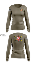 1-7 FA 48376416 Women's Long Sleeve V-neck Shirt - 22