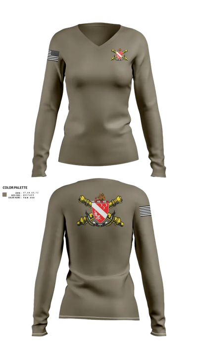 1-7 FA 48376416 Women's Long Sleeve V-neck Shirt - 22