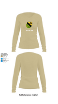 1st Cav 3CR 22311703 Women's Long Sleeve V-neck Shirt - 82