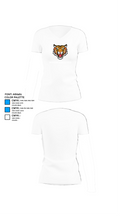 Muskegon Heights Cheer 51481055 Women's Short Sleeve V-neck Shirt - 18