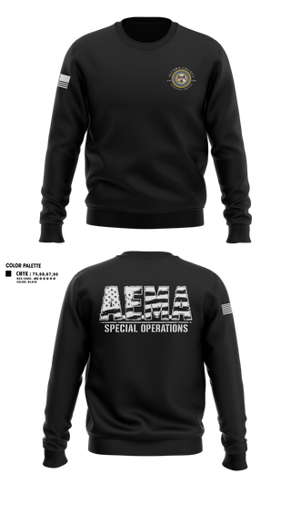 Crew Neck Sweatshirt, Alcorn County Special Operations, Fire Department, Teamtime, Team time, sublimation, custom sports apparel, team uniforms, spirit wear, spiritwear, sports uniforms, custom shirts, team store, custom team store, fundraiser sports, apparel fundraiser