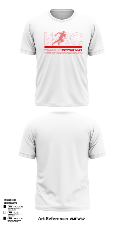 Wellington Runners Club 55706175 Short Sleeve Performance Shirt - 3