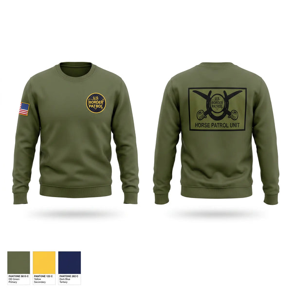 Crew Neck Sweatshirt, Horse Patrol Unit, Police, Teamtime, Team time, sublimation, custom sports apparel, team uniforms, spirit wear, spiritwear, sports uniforms, custom shirts, team store, custom team store, fundraiser sports, apparel fundraiser