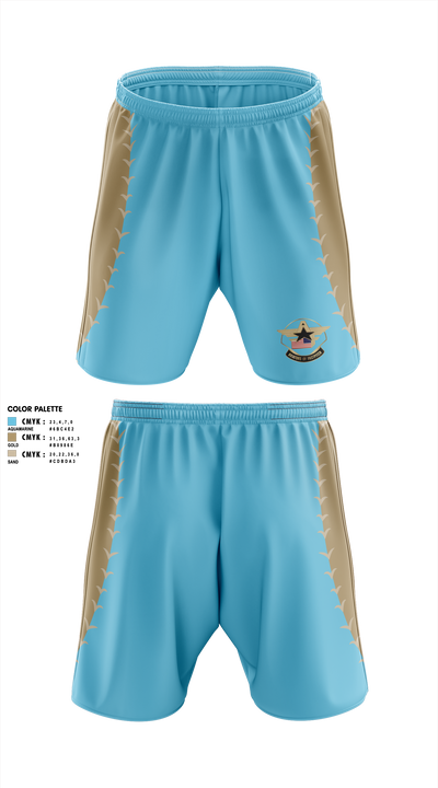 Aviators of Fastpitch Athletic Shorts With Pockets - 3