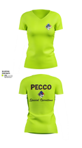 PECCO 69010364 Women's Short Sleeve V-neck Shirt - 6
