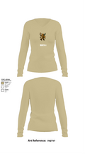 NMCB 4 61250652 Women's Long Sleeve V-neck Shirt - 78