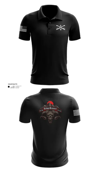 Short Sleeve Performance Polo, 1st Platoon / B CO / 2-5 CAV, Army, Teamtime, Team time, sublimation, custom sports apparel, team uniforms, spirit wear, spiritwear, sports uniforms, custom shirts, team store, custom team store, fundraiser sports, apparel fundraiser