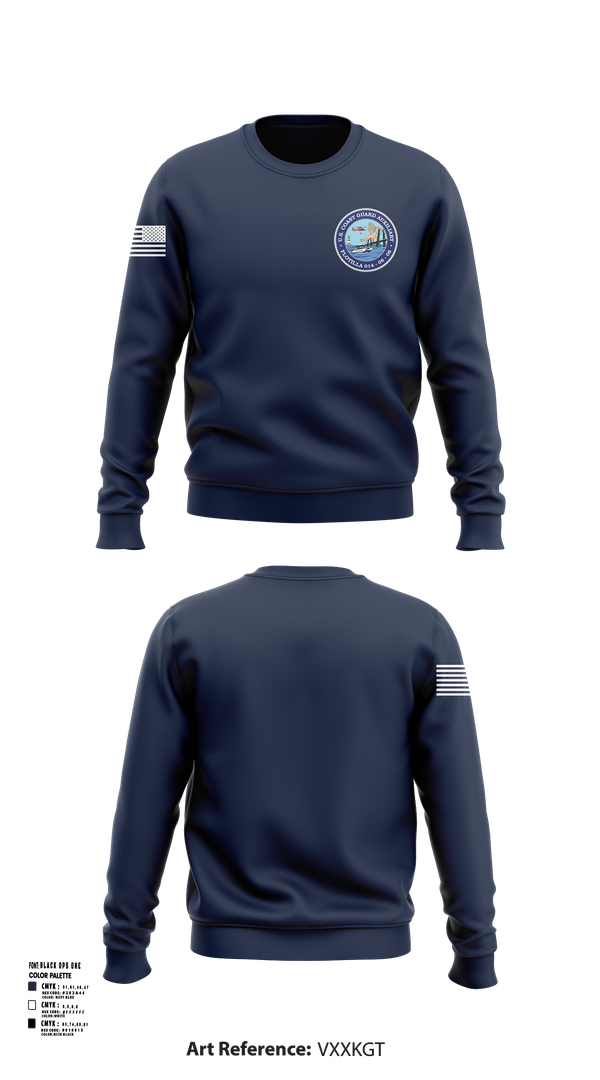 Crew Neck Sweatshirt, Tarrytown Flotilla 014-06-06, Coast Guard, Teamtime, Team time, sublimation, custom sports apparel, team uniforms, spirit wear, spiritwear, sports uniforms, custom shirts, team store, custom team store, fundraiser sports, apparel fundraiser