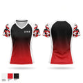 U H R Women's Short Sleeve V-neck Shirt - 1
