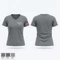 Sylvania Fire Women's Short Sleeve V-neck Shirt - 1