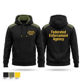 Hoodie, Federated Enforcement Agency, , Teamtime, Team time, sublimation, custom sports apparel, team uniforms, spirit wear, spiritwear, sports uniforms, custom shirts, team store, custom team store, fundraiser sports, apparel fundraiser